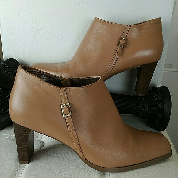 Markon Shoes - Markon leather ankle boot with side zipper